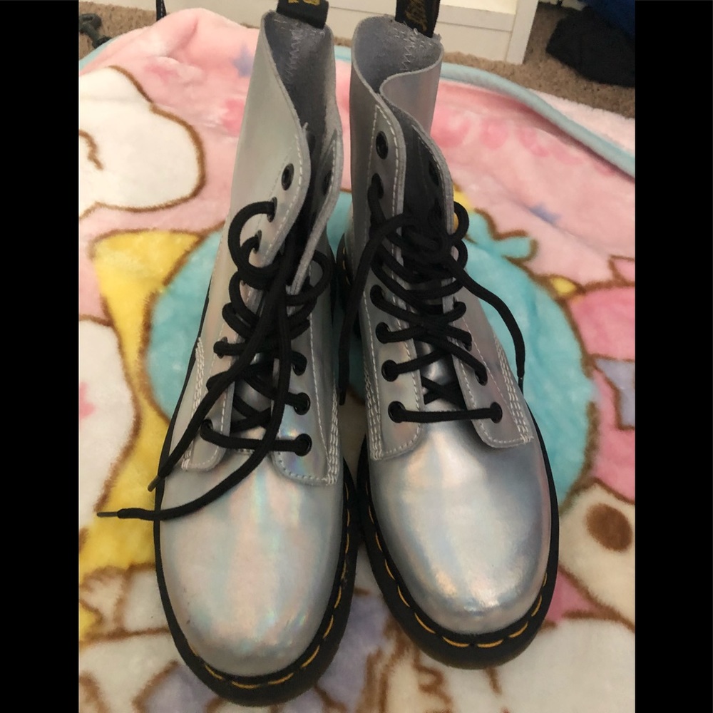Holographic Dr martens size 8 women’s